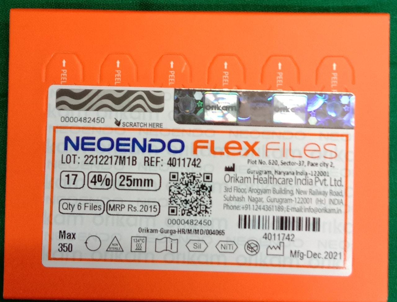 Neoendo Flex Files17-4-25mm